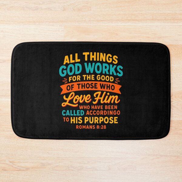Item preview, Romans 8:28  In All Things God Works For The Good Of Those Who Love Him designed and sold by plushism.