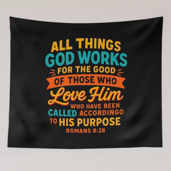 Item preview, Romans 8:28  In All Things God Works For The Good Of Those Who Love Him designed and sold by plushism.