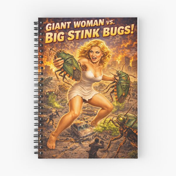 Item preview, Giant Woman vs. Big Stink Bugs! designed and sold by Willyboy16.