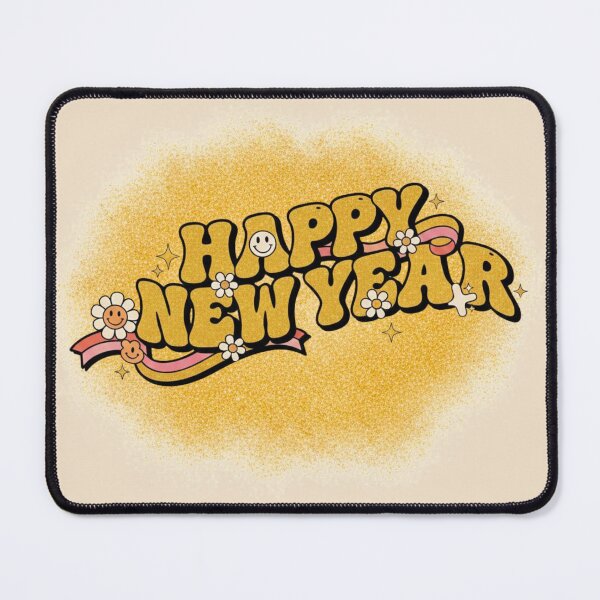 Item preview, Happy New Year Retro Groovy Design designed and sold by BreezifyDesignStudio.