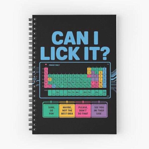 Item preview, Can I Lick It Periodic Table Boys Girls Kids Teacher Student designed and sold by MarkLeedsArt.