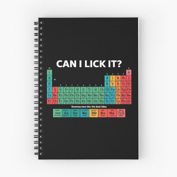 Item preview, Can I Lick It Periodic Table Teacher Student Kids  designed and sold by DigitaldeligArt.