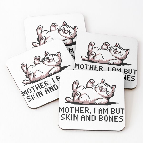 Item preview, Mother, I Am But Skin and Bones Funny Cat Mom Cat Lover designed and sold by BLZART.