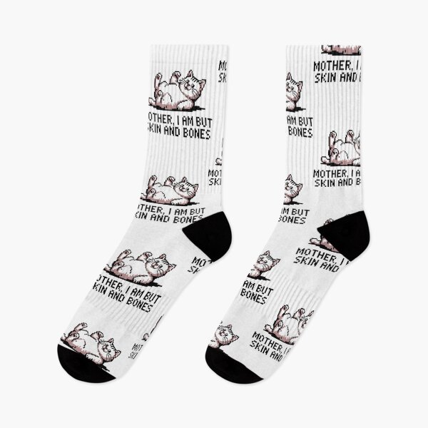Item preview, Mother, I Am But Skin and Bones Funny Cat Mom Cat Lover designed and sold by BLZART.