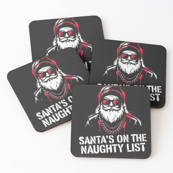 Item preview, SANTA'S ON THE NAUGHTY LIST designed and sold by VikrantCreative.