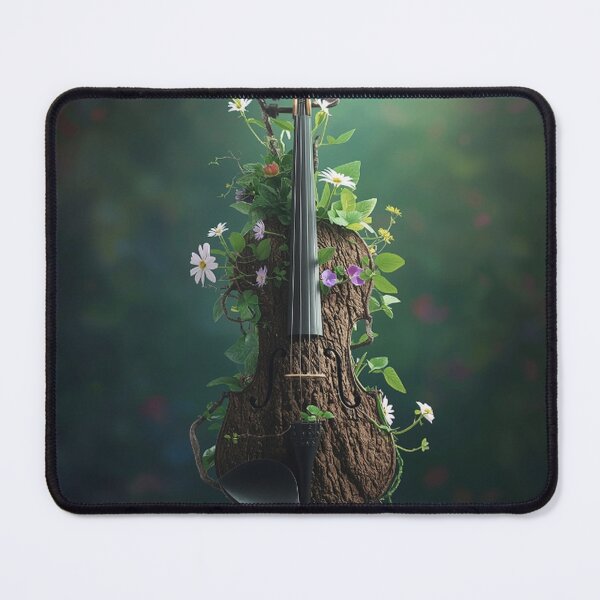 Item preview, Botanical Violin Blooming with Nature’s Harmony designed and sold by Wonderful Designs.