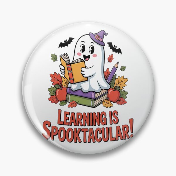 Item preview, Ghostly Wisdom Learning Is Spooktacular designed and sold by orlodrake.