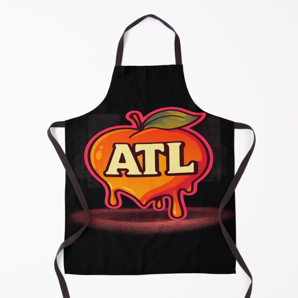 Item preview, ATL Dripping Peach Sticker | Atlanta Georgia Peach Neon Graphic designed and sold by POD DYNASTY.