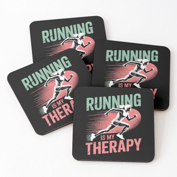 Item preview, Running is My Therapy Girl Runner Sunset Funny designed and sold by Slwankol.