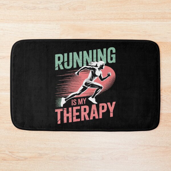Item preview, Running is My Therapy Girl Runner Sunset Funny designed and sold by Slwankol.