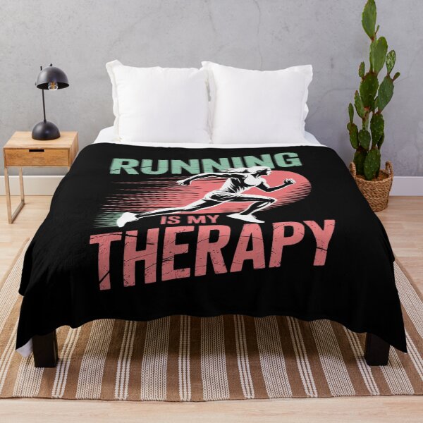 Item preview, Running is My Therapy Girl Runner Sunset Funny designed and sold by Slwankol.