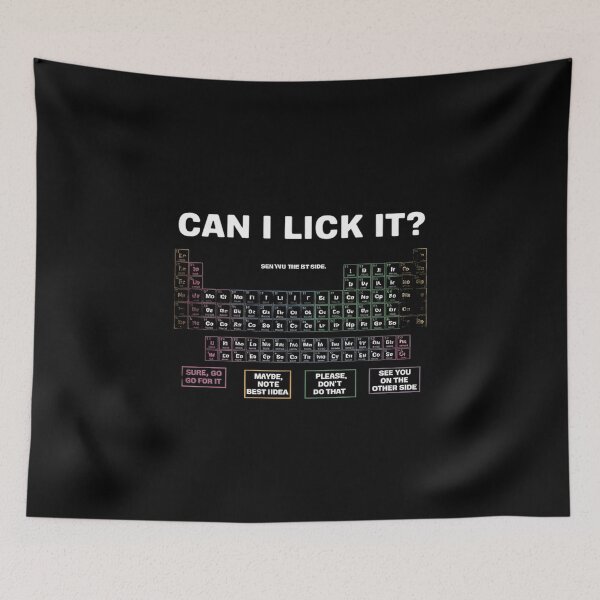 Item preview, Can I Lick it 100 days of School Periodic Table  designed and sold by MarkLeedsArt.