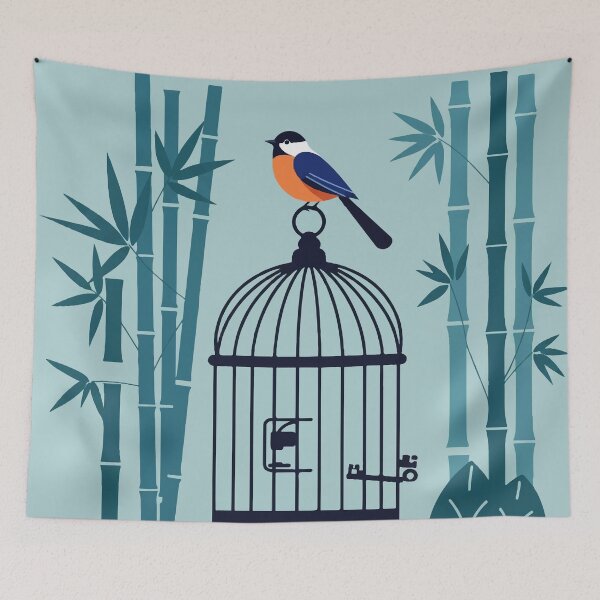 Item preview, Bird and cage designed and sold by Design4uStudio.