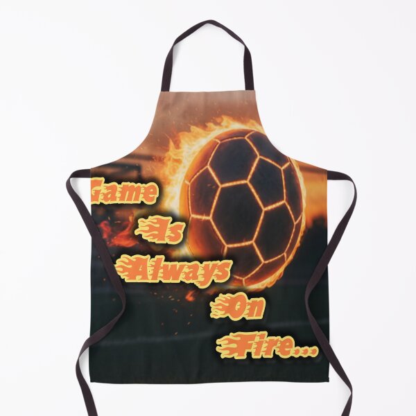 Item preview, Game Is Always On Fire – Flaming Football Sports Motivation Design designed and sold by Ranrajshop.