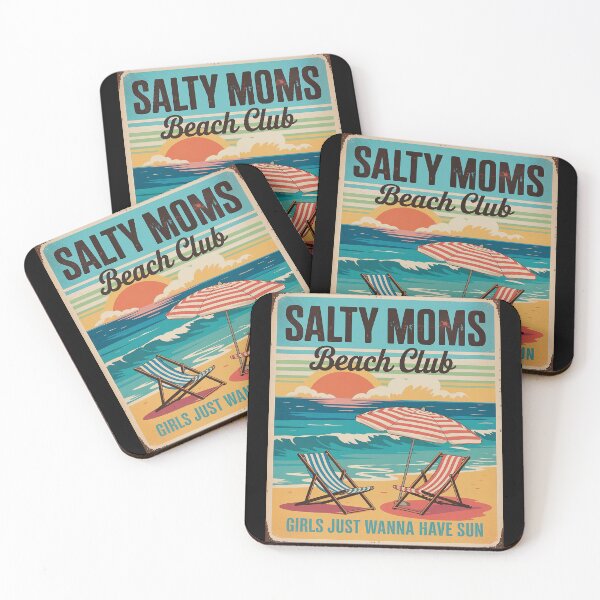 Item preview, Salty Moms Beach Club Girls Just Wanna Have Sun designed and sold by Slwankol.