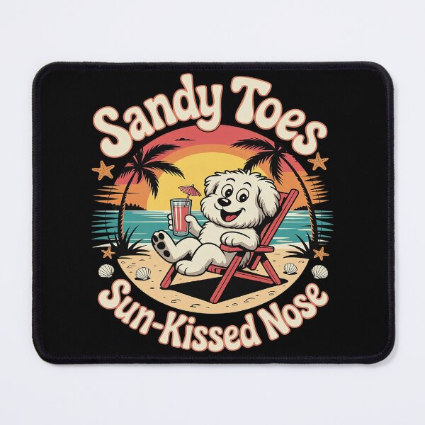 Item preview, Sandy Toes and Sun-Kissed Nose Summer Beach Vacation designed and sold by genkihikki.