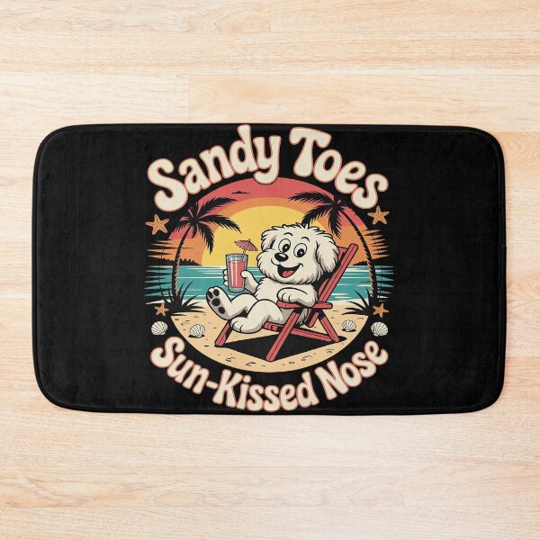 Item preview, Sandy Toes and Sun-Kissed Nose Summer Beach Vacation designed and sold by genkihikki.
