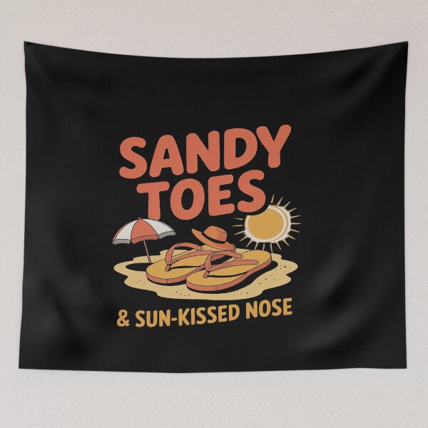 Item preview, Sandy Toes and Sun-Kissed Nose Summer designed and sold by genkihikki.