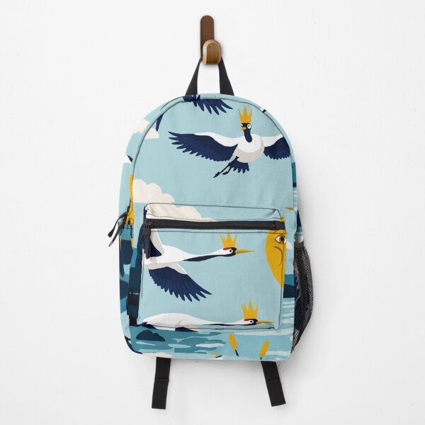 Item preview, Geometric illustration depicting Birds flying over a lake designed and sold by Design4uStudio.