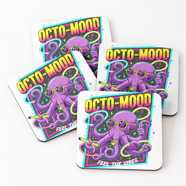 Item preview, Synthwave Octopus Retro Neon Vibe - Octo-Mood Aesthetic designed and sold by InkSpireSport.
