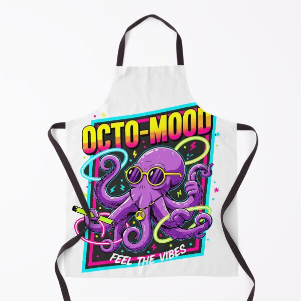 Item preview, Synthwave Octopus Retro Neon Vibe - Octo-Mood Aesthetic designed and sold by tee.crush.