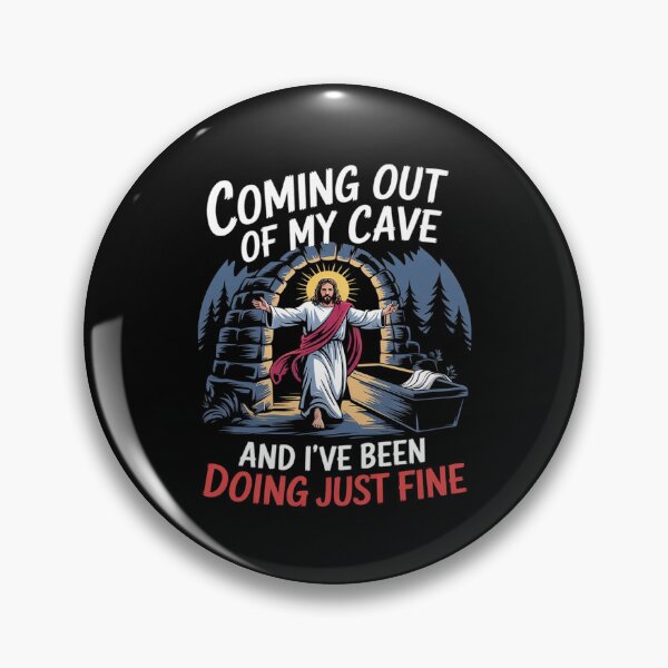 Item preview, Jesus Coming Out Of My Cave And I've Been Doing Just Fine 40 designed and sold by FadeOfThrone.