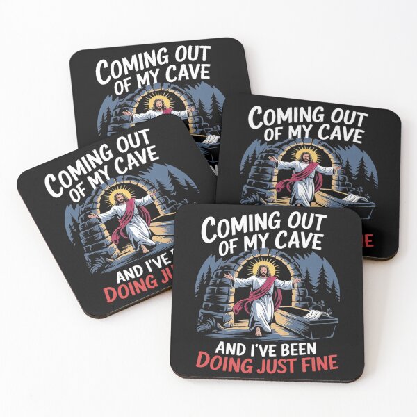 Item preview, Jesus Coming Out Of My Cave And I've Been Doing Just Fine 40 designed and sold by FadeOfThrone.