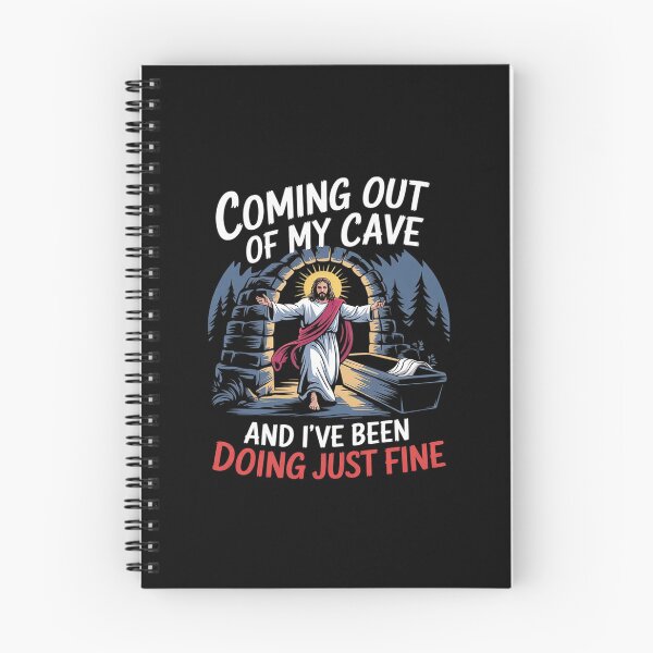 Item preview, Jesus Coming Out Of My Cave And I've Been Doing Just Fine 40 designed and sold by FadeOfThrone.