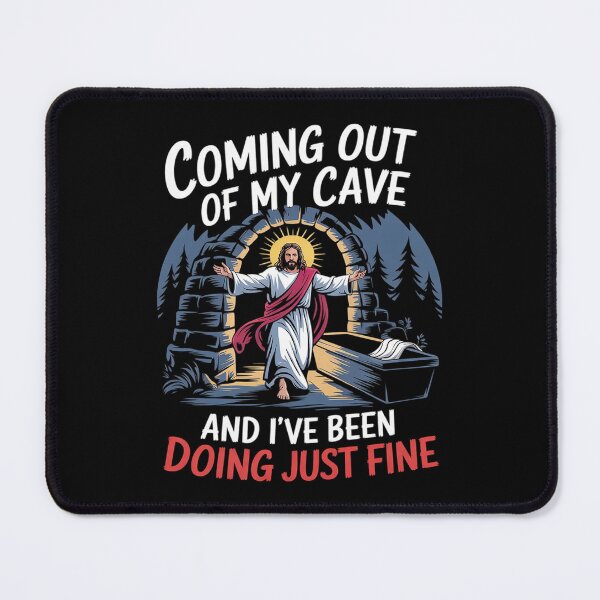 Item preview, Jesus Coming Out Of My Cave And I've Been Doing Just Fine 40 designed and sold by FadeOfThrone.