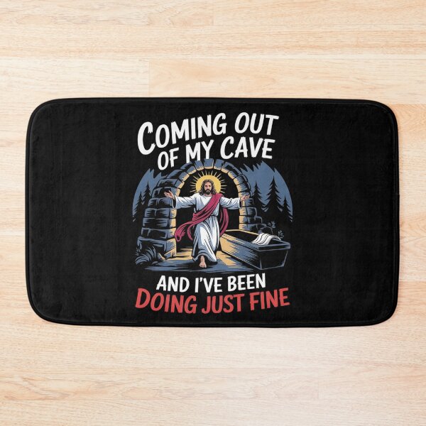 Item preview, Jesus Coming Out Of My Cave And I've Been Doing Just Fine 40 designed and sold by FadeOfThrone.