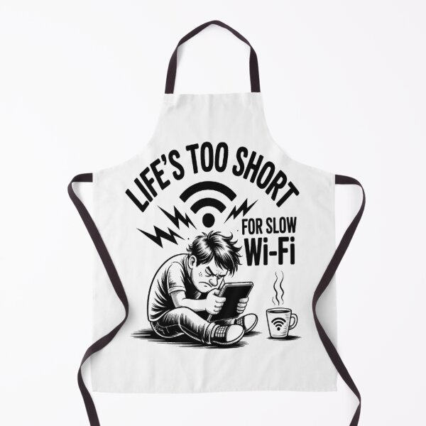 Item preview, Life's Too Short For Slow WI-FI Internet WIFI Computer Tech designed and sold by orlodrake.