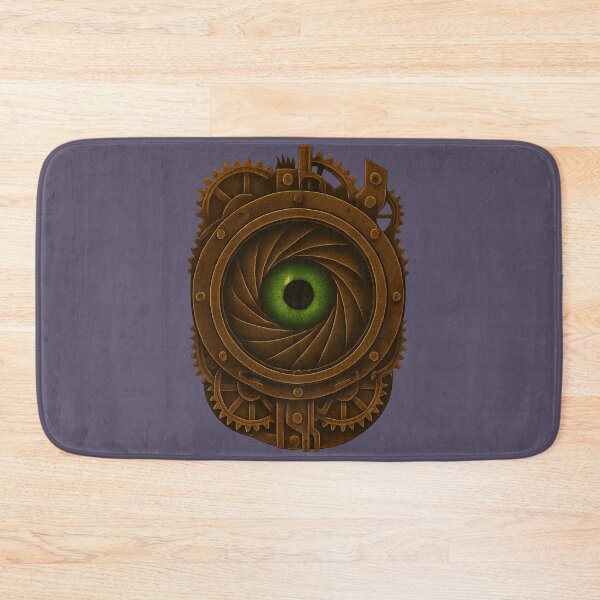 Item preview, Gear-Driven Iris with Green Eye – Steampunk Optical Core designed and sold by VoglR.