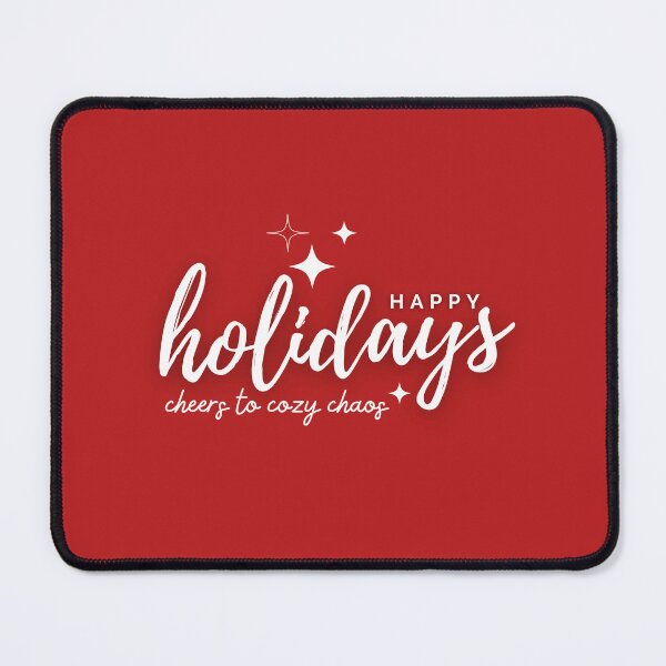 Item preview, Happy Holidays Cheers to Cozy Chaos designed and sold by WarmlyGreetings.