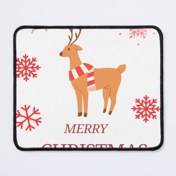 Item preview, Cute Reindeer with Striped Scarf - Merry Christmas 2026 designed and sold by Colorxpink.