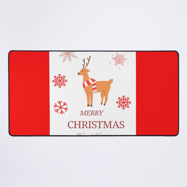Item preview, Cute Reindeer with Striped Scarf - Merry Christmas 2026  designed and sold by Colorxpink.