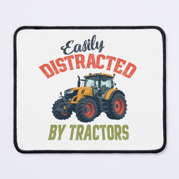 Item preview, Easily Distracted by Tractors Happy Farm Vibes designed and sold by HumansStuck12.