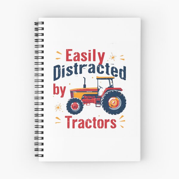 Item preview, Easily Distracted by Tractors Funny Field Work designed and sold by HumansStuck12.