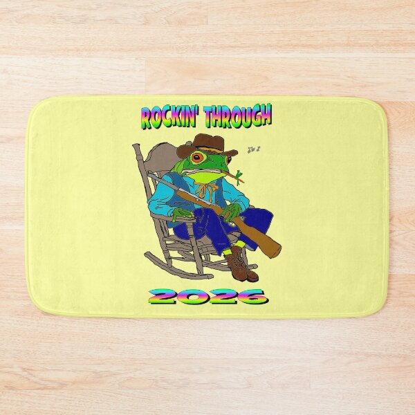 Item preview, Western Bullfrog Rocks Into 2026 designed and sold by kristalcurt.