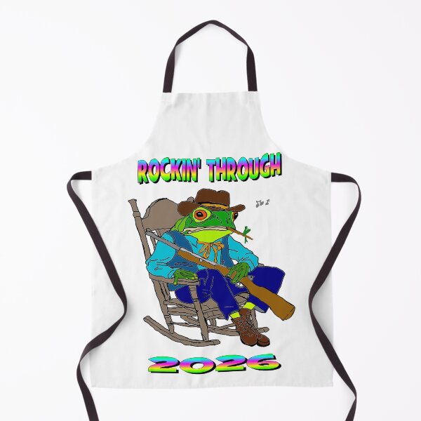 Item preview, Western Bullfrog Rocks Into 2026 designed and sold by kristalcurt.