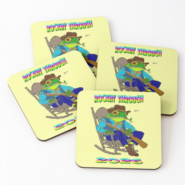 Item preview, Western Bullfrog Rocks Into 2026 designed and sold by kristalcurt.
