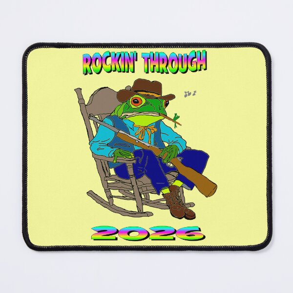Item preview, Western Bullfrog Rocks Into 2026 designed and sold by kristalcurt.