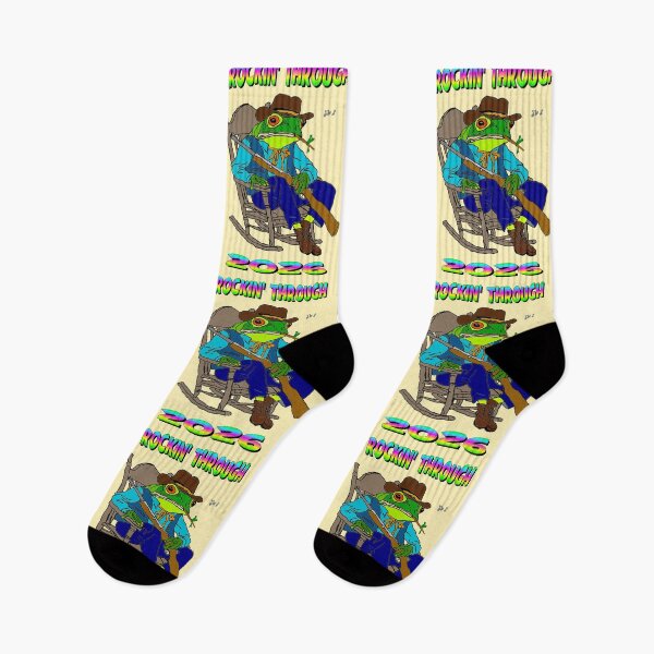 Item preview, Western Bullfrog Rocks Into 2026 designed and sold by kristalcurt.