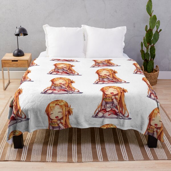 Item preview, Asuna Sword Art Online Anime Girl Kawaii Chibi Burger Happy Moment designed and sold by mildaclairmo.
