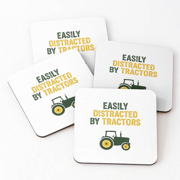 Item preview, Easily Distracted by Tractors Cute Barnyard Country Vibe designed and sold by HumansStuck12.