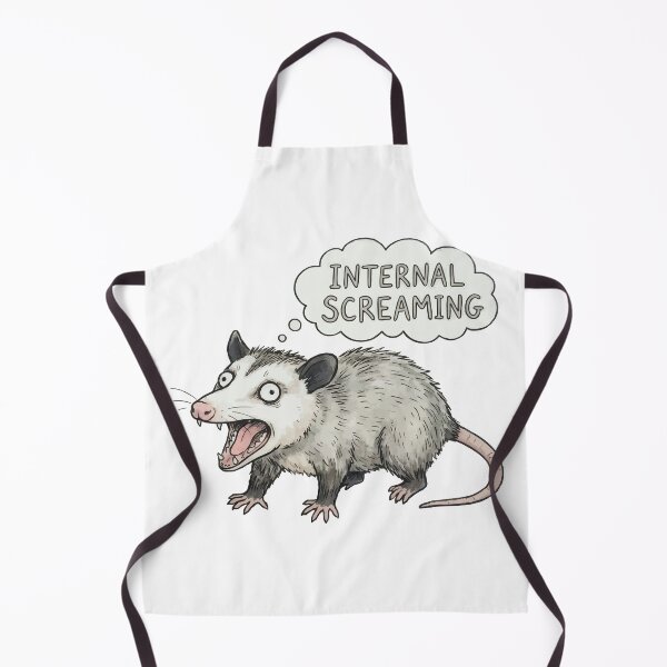 Item preview, Internal Screaming Opossum - Anxious Possum Screaming Meme designed and sold by Petzzz.