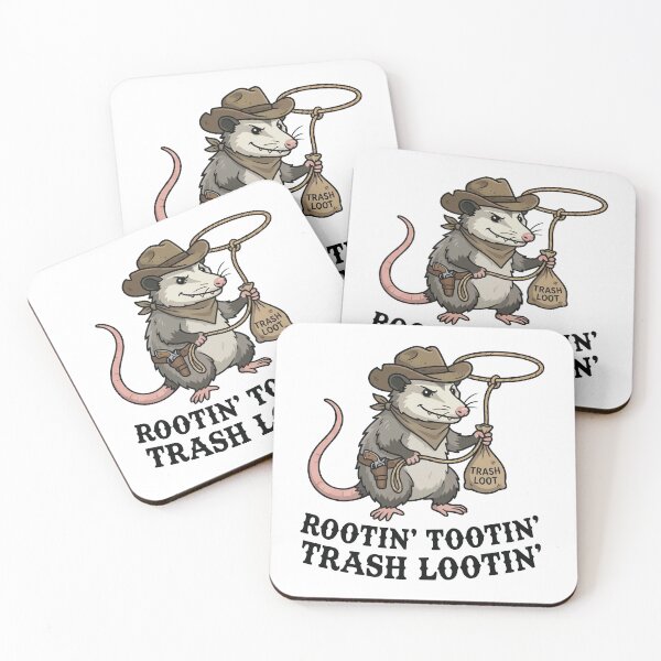 Item preview, Cowboy Opossum - Rootin Tootin Trash Lootin Western Possum designed and sold by Petzzz.