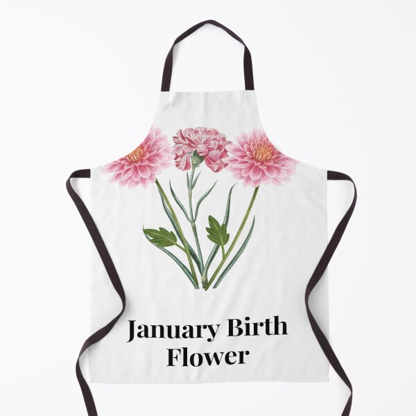 Item preview, Vintage January Birth Flower - Pink Carnation Floral Art designed and sold by Colorxpink.