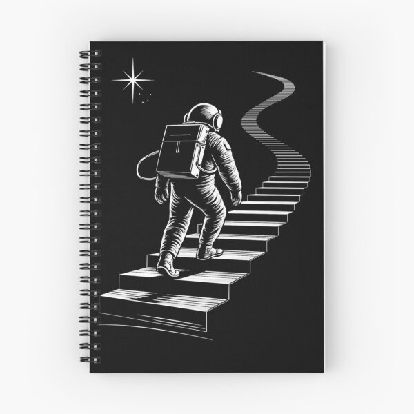 Item preview, Cosmic Journey Astronaut Art – Surreal Space Staircase Design for Dreamers, Explorers & Visionaries designed and sold by Bright Nest Studio.