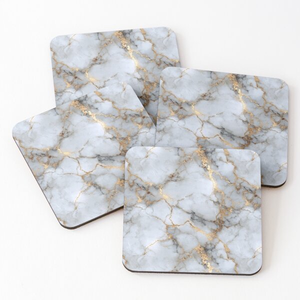 Item preview, White Marble Texture with Gold Veins – Luxury Stone Background designed and sold by NewArt33.