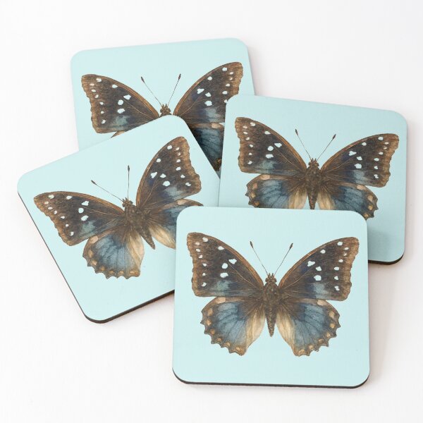 Item preview, The Blue Emerald: Charaxes Smaragdalis – Vintage Natural History Print designed and sold by FreiherrPK.